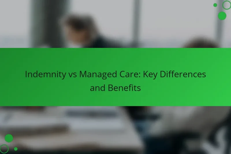 Kártérítés vs Managed Care: Kulcsfontosságú Különbségek és Előnyök